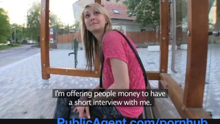 Katia: Stuck and fucked at the bus stop