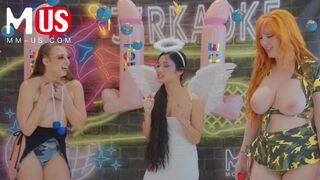 Lauren Phillips og Gia Derza var lidenskabelige for at spise og erobre hinanden
