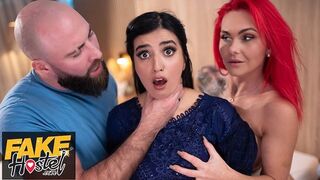 Szégyenlős pakisztáni szépség felfedezi vágyait egy vad hármasban pajkos brit párral