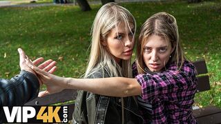 Szőke csábító Zlata Shine megcsalja barátnőjét nagy faszos főnökkel