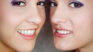 Carolina Abril és Silvie Luca forró arcülése leszbikus társaságban