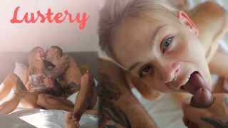 Szőke amatőr csábító kényeztetése intim nézetben