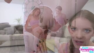 Mostoha testvérek csábító puncija – Kyler Quinn és Erin Everheart csábítják Diego Perezt huncut mutogatással