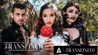 Emily Willis a csúcsélményért élvezi Natalie Mars farkát - 2. rész